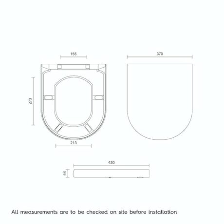 Orchard Elsdon Close Coupled Toilet With A Soft Close Toilet Seat