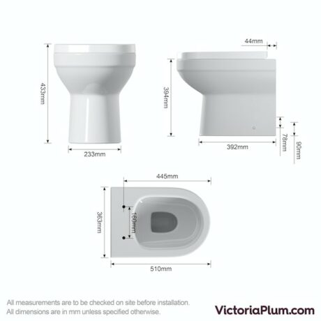 Orchard Kemp back to wall unit and Balance toilet with soft close seat