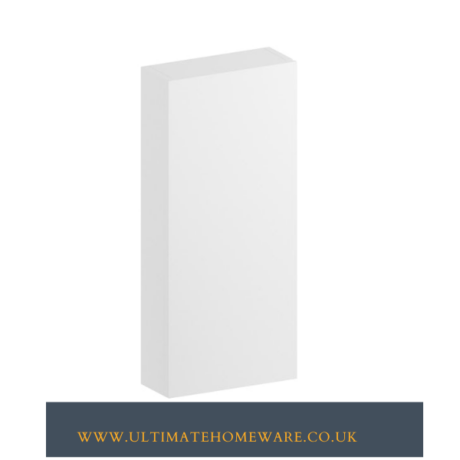   Accents Slimline White Wall-Hung Cabinet